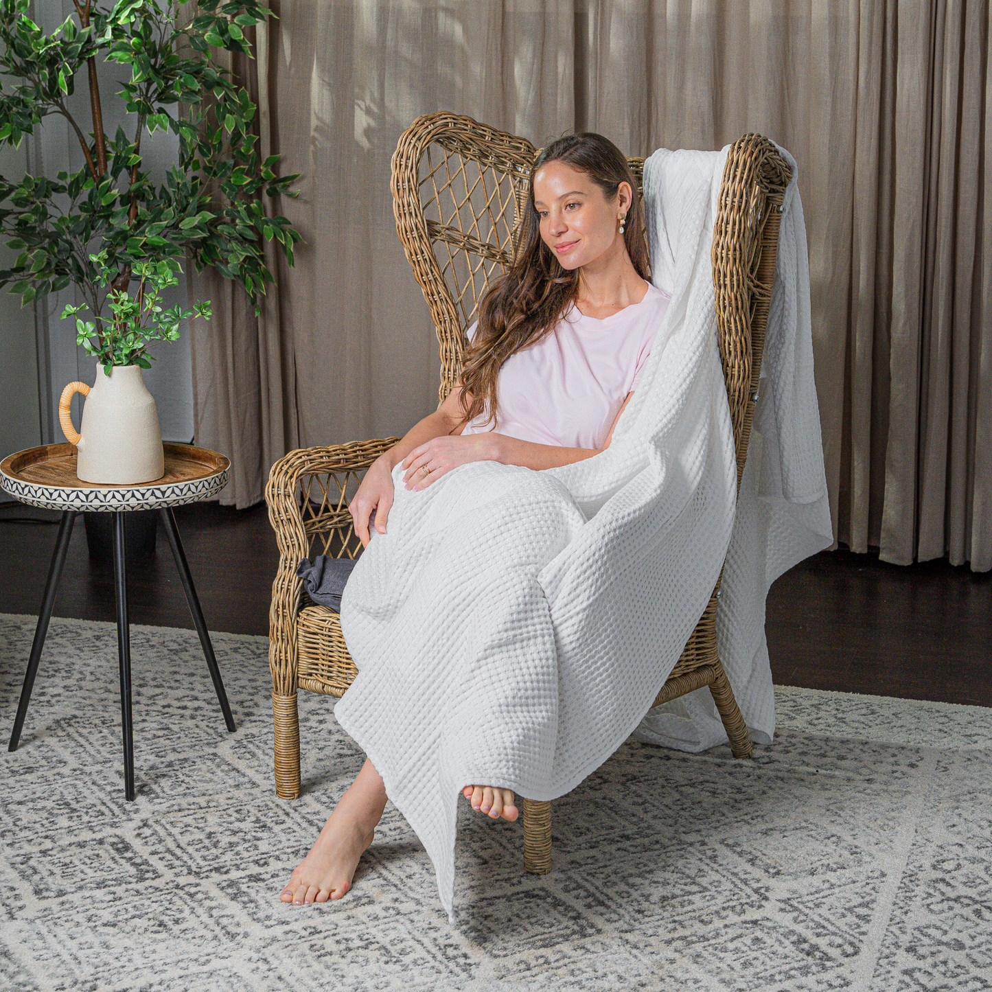 Waffle Blanket-Adult