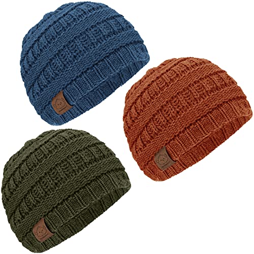 3-Pack Baby Cozy Beanies