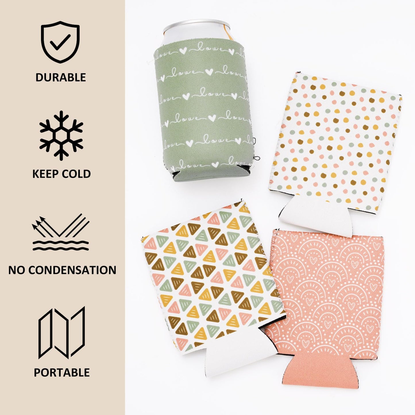 Adorable BOHO can sleeves