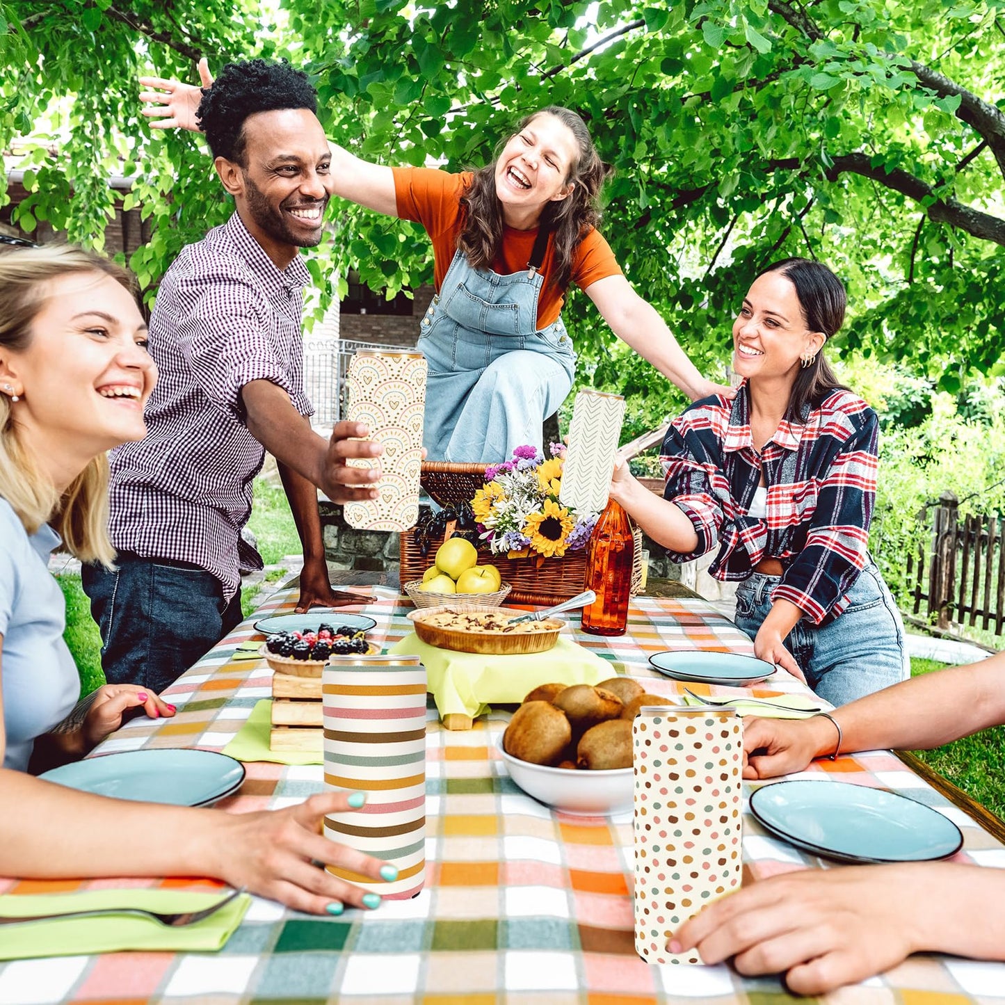 Adorable BOHO can sleeves