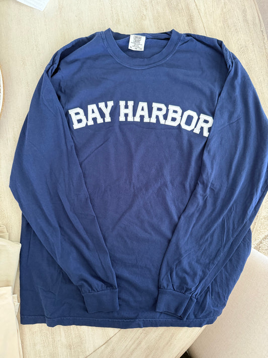 "BAY HARBOR" - Comfort Colors Short or Long Sleeve Shirts