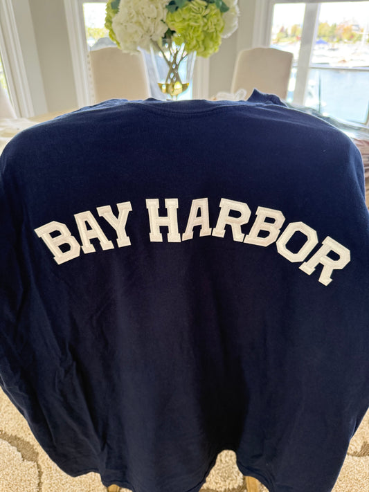 "BAY HARBOR" Sweatshirt (or your favorite lake, town or state)