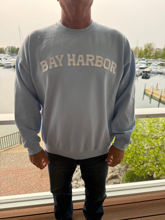 "BAY HARBOR" Sweatshirt (or your favorite lake, town or state)