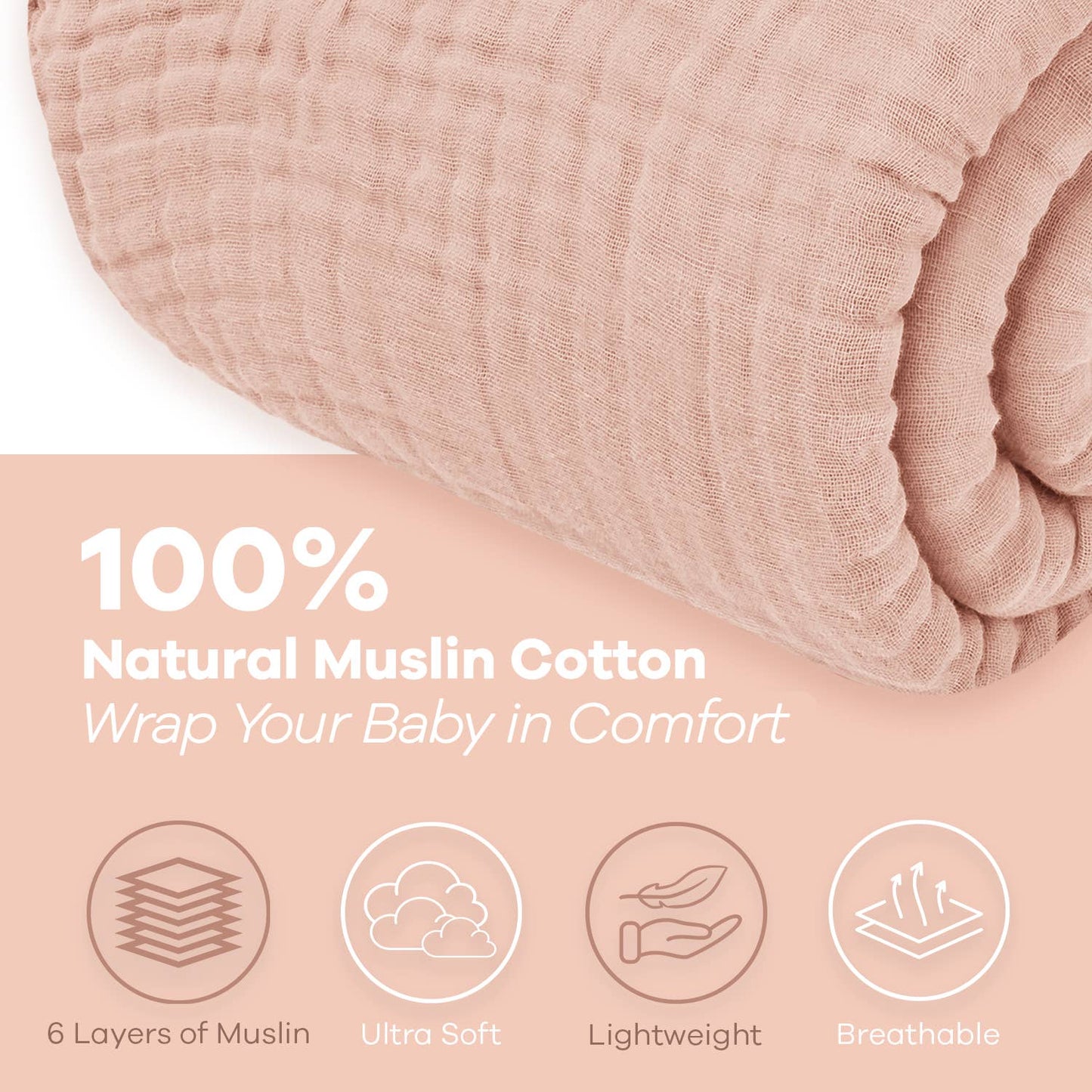 Adult Muslin Cotton Blankets