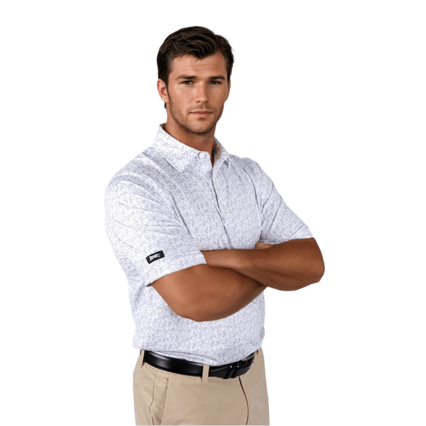 State of Michigan Men's Golf Polo