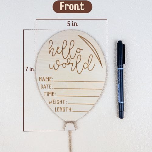 Baby Monthly Milestone Cards (Wooden)