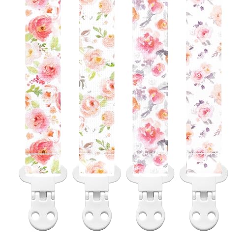 Baby Pacifier Clip Leash-Assorted whimsical patterns