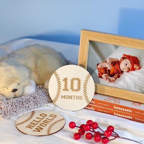 Baby Monthly Milestone Cards (Wooden)