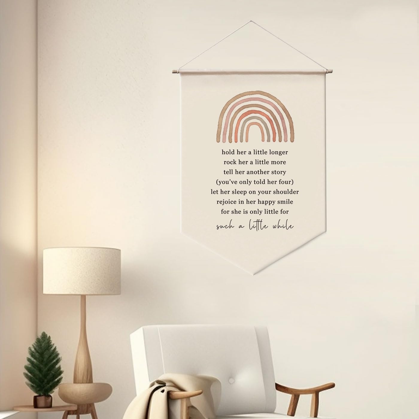 Wall Hanging Baby Girl Nursery