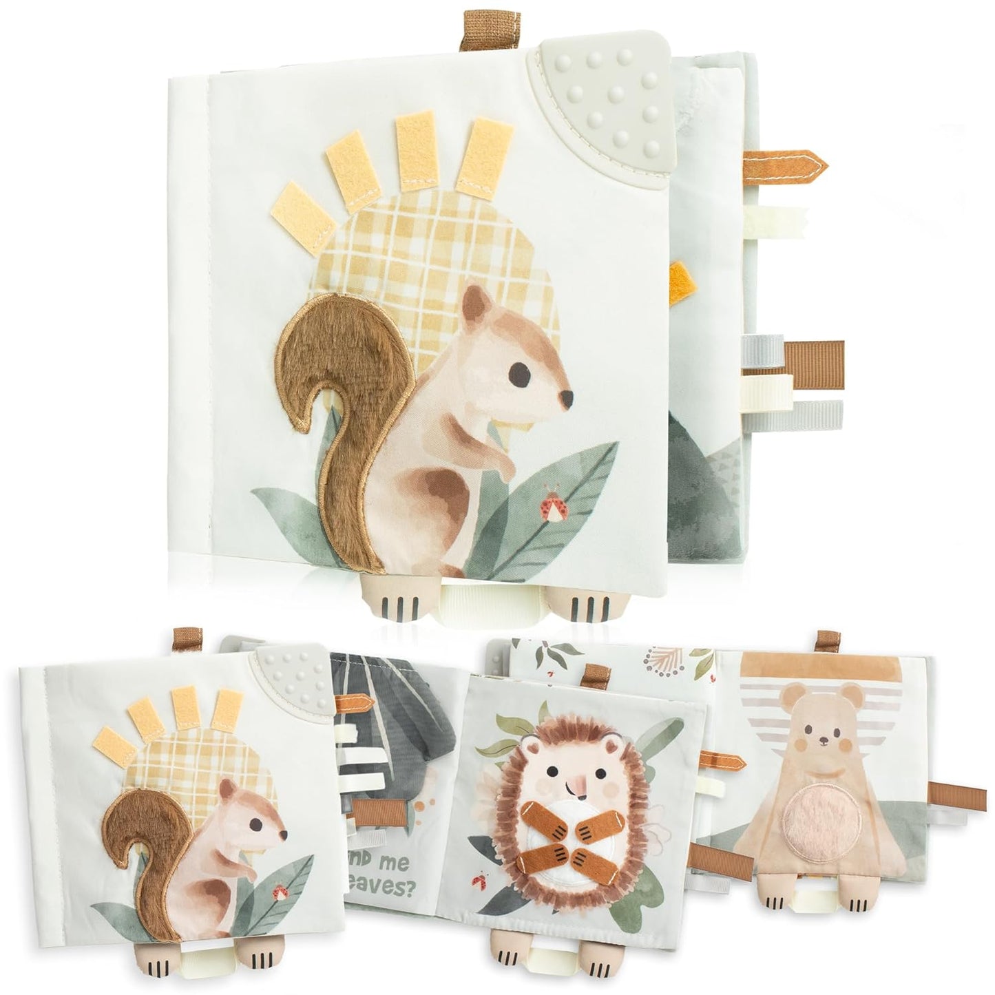 Adorable Woodland Animals Soft Baby Book