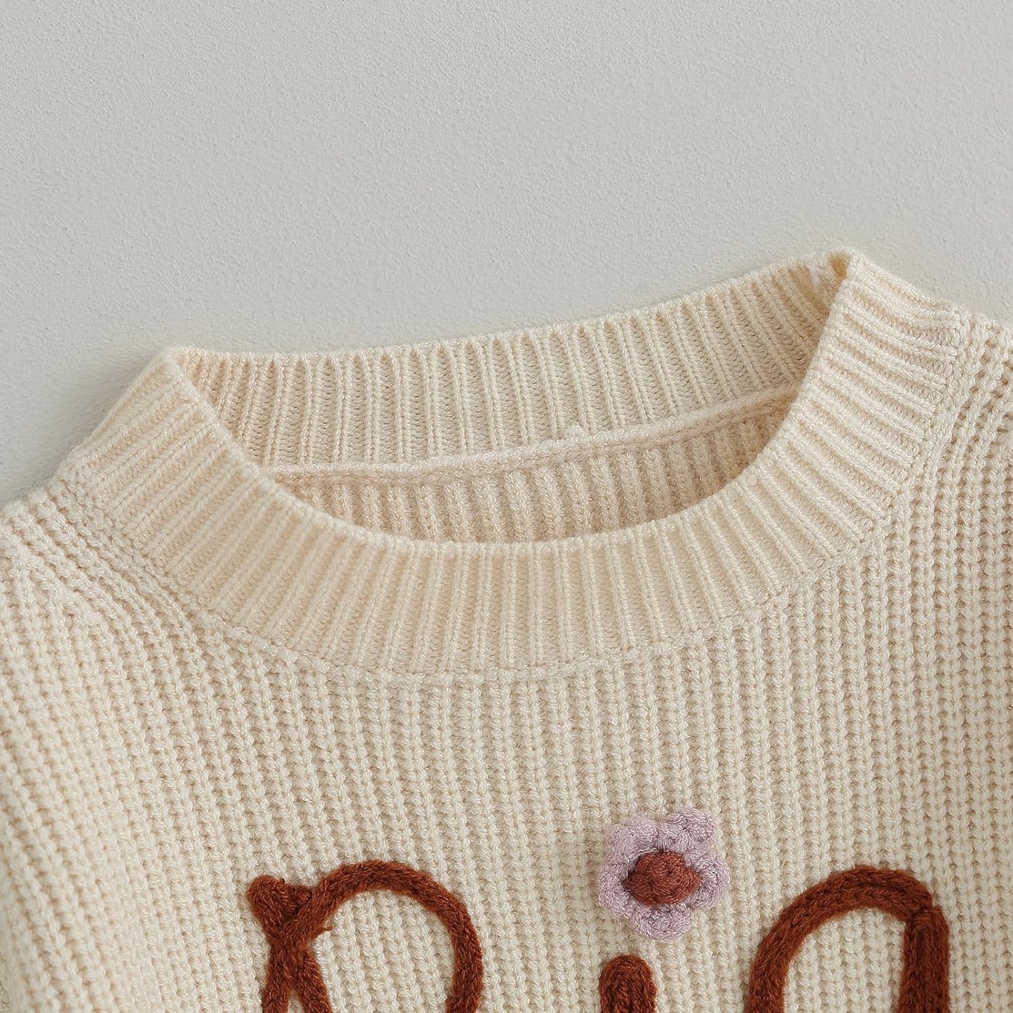 Baby/Toddler Chunky Sweater "Sisters"