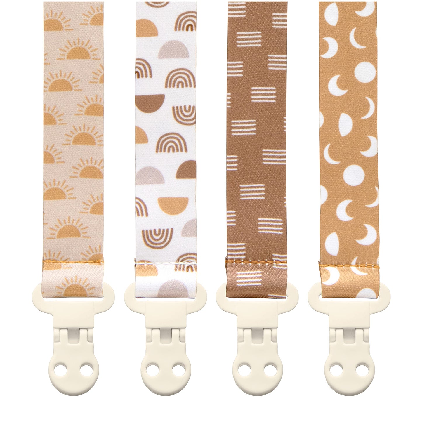 Baby Pacifier Clip Leash-Assorted whimsical patterns