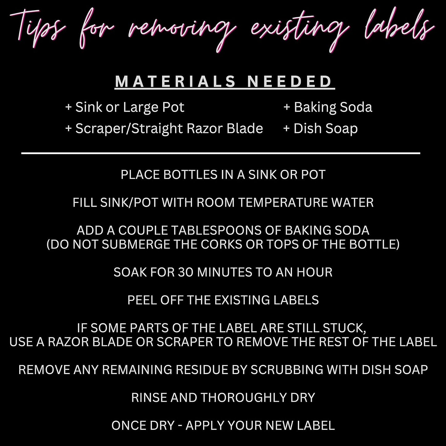 Custom Wine/Champagne Bottle Label