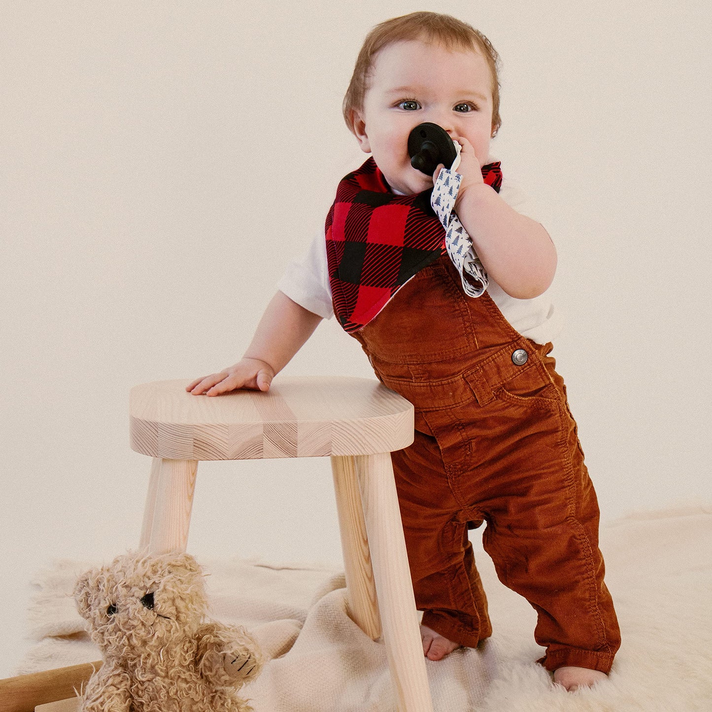 Baby Pacifier Clip Leash-Assorted whimsical patterns