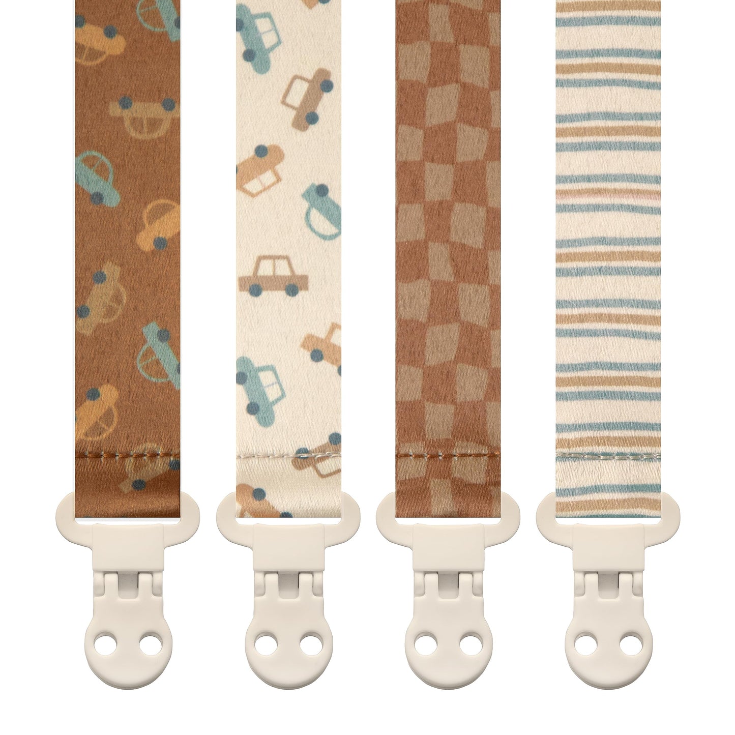 Baby Pacifier Clip Leash-Assorted whimsical patterns