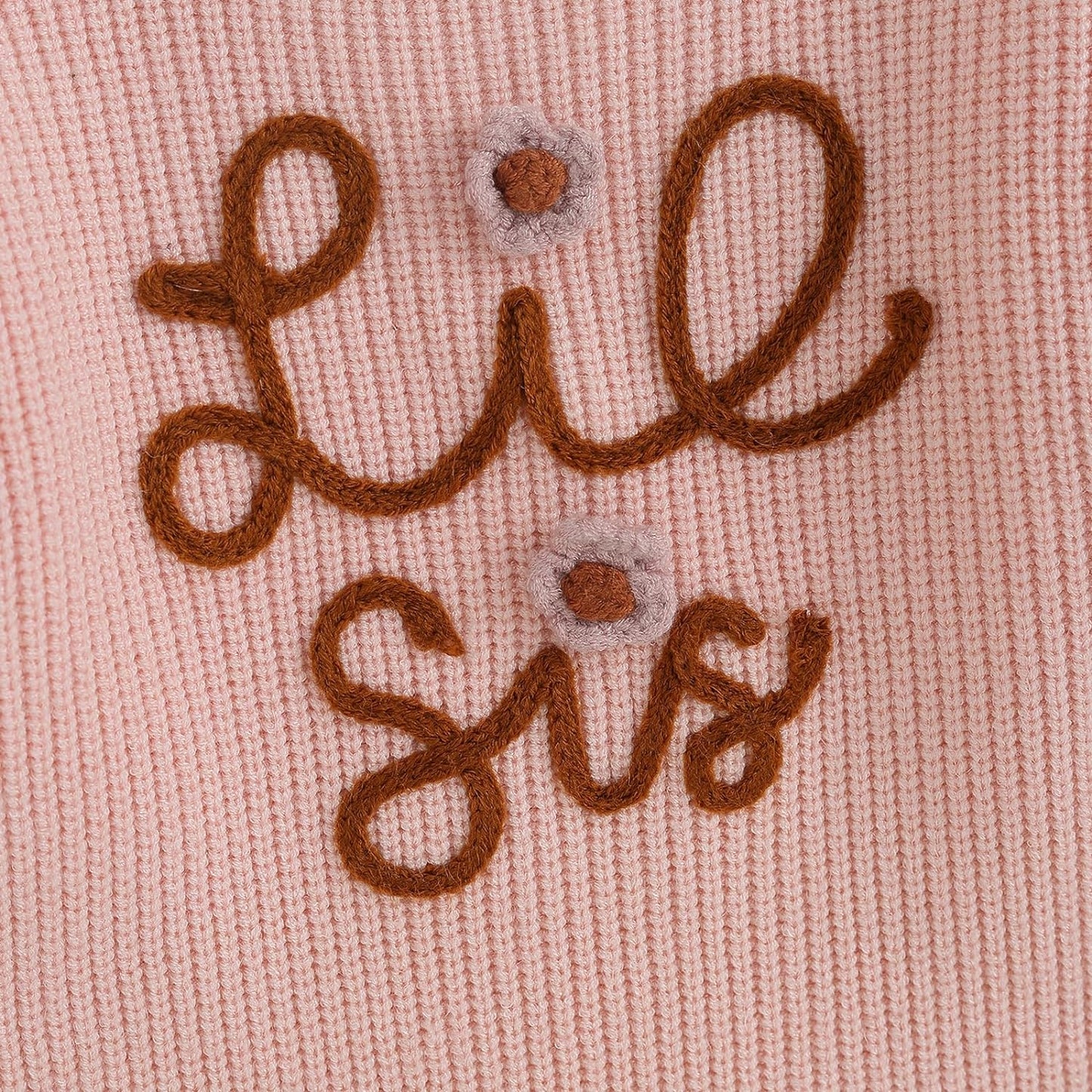 Baby/Toddler Chunky Sweater "Sisters"