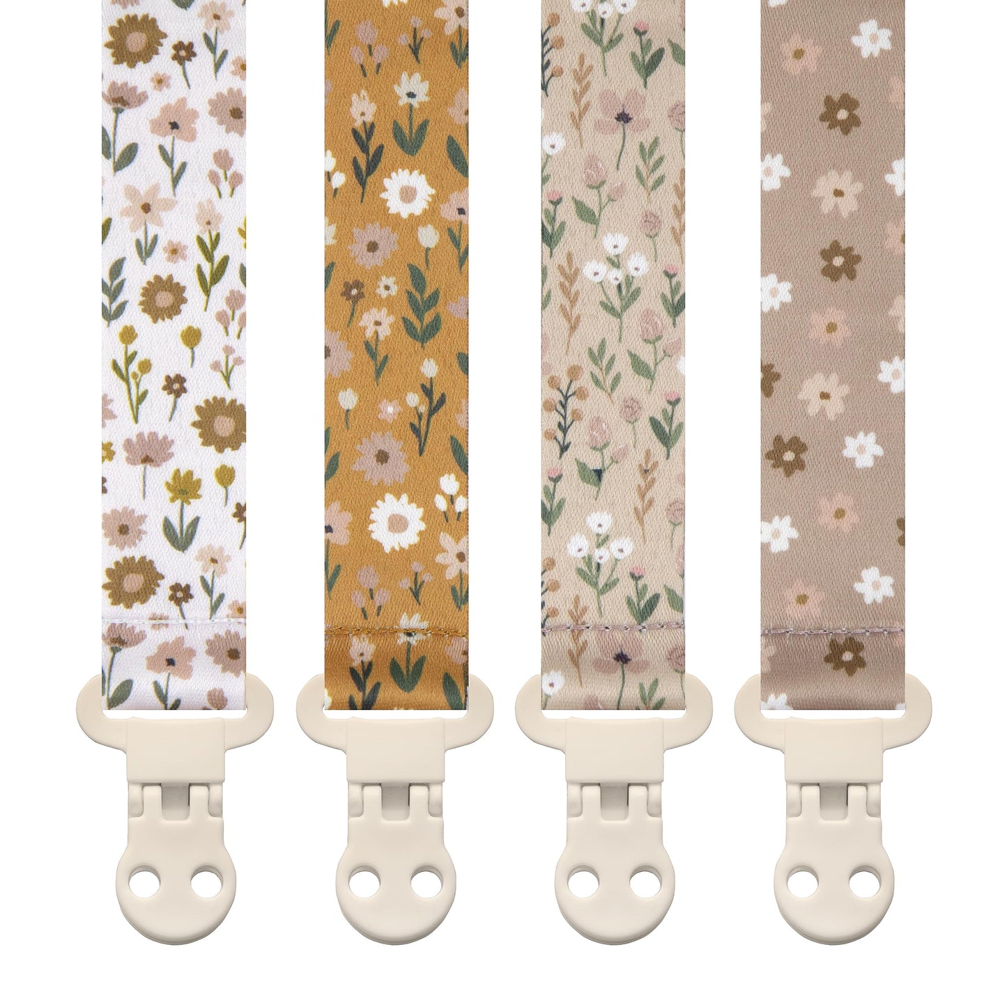 Baby Pacifier Clip Leash-Assorted whimsical patterns