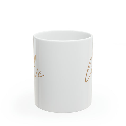 "Love" Ceramic Mug 11oz