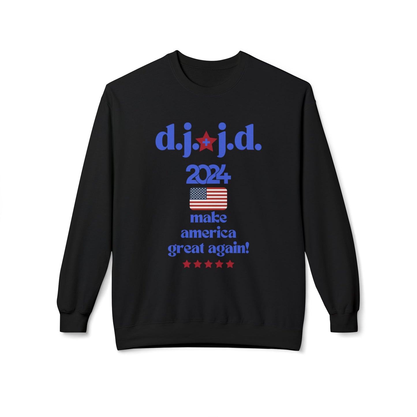 Unisex Midweight Softstyle Crewneck Trump Sweatshirt