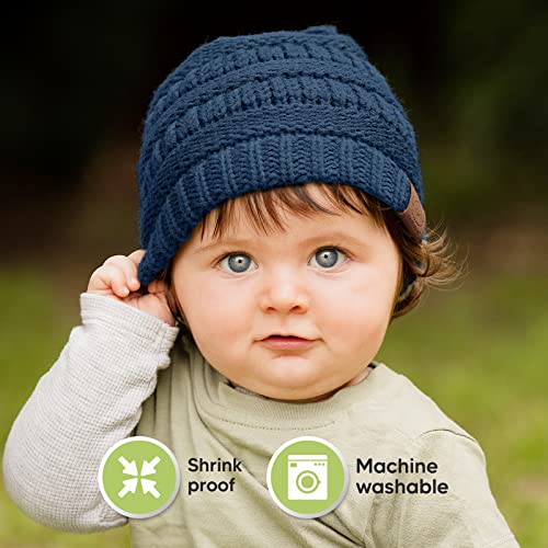 3-Pack Baby Cozy Beanies