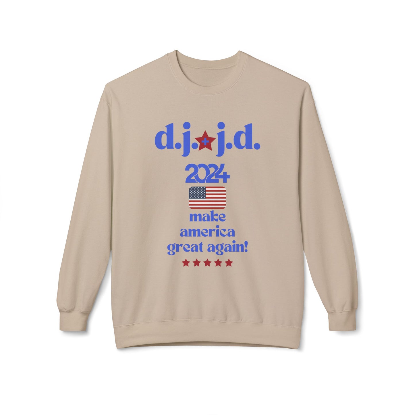 Unisex Midweight Softstyle Crewneck Trump Sweatshirt