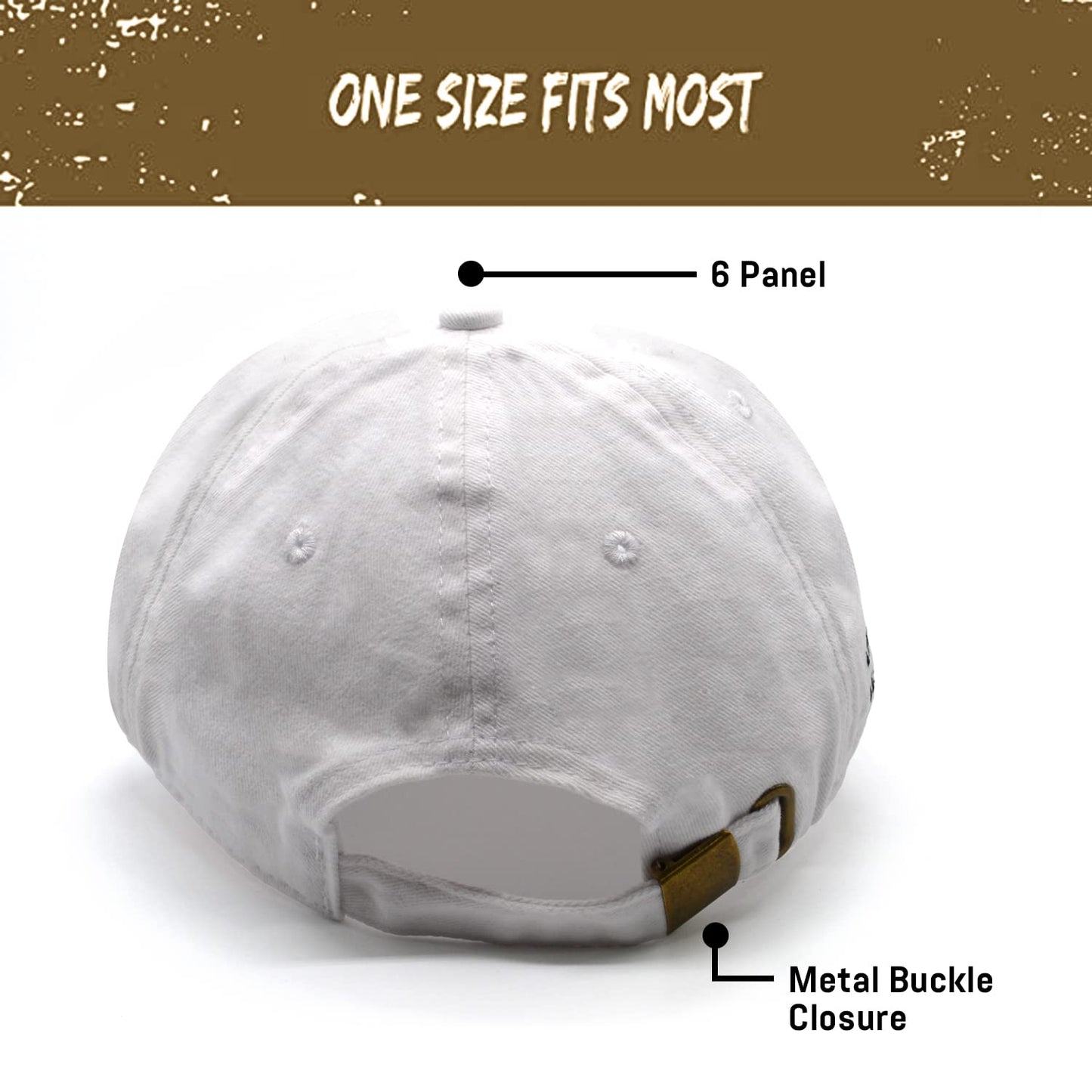 Atticus Poetry Hat, Embroidered Brushed Cotton Women’s Baseball Hat Unisex Fit, Adjustable One Size