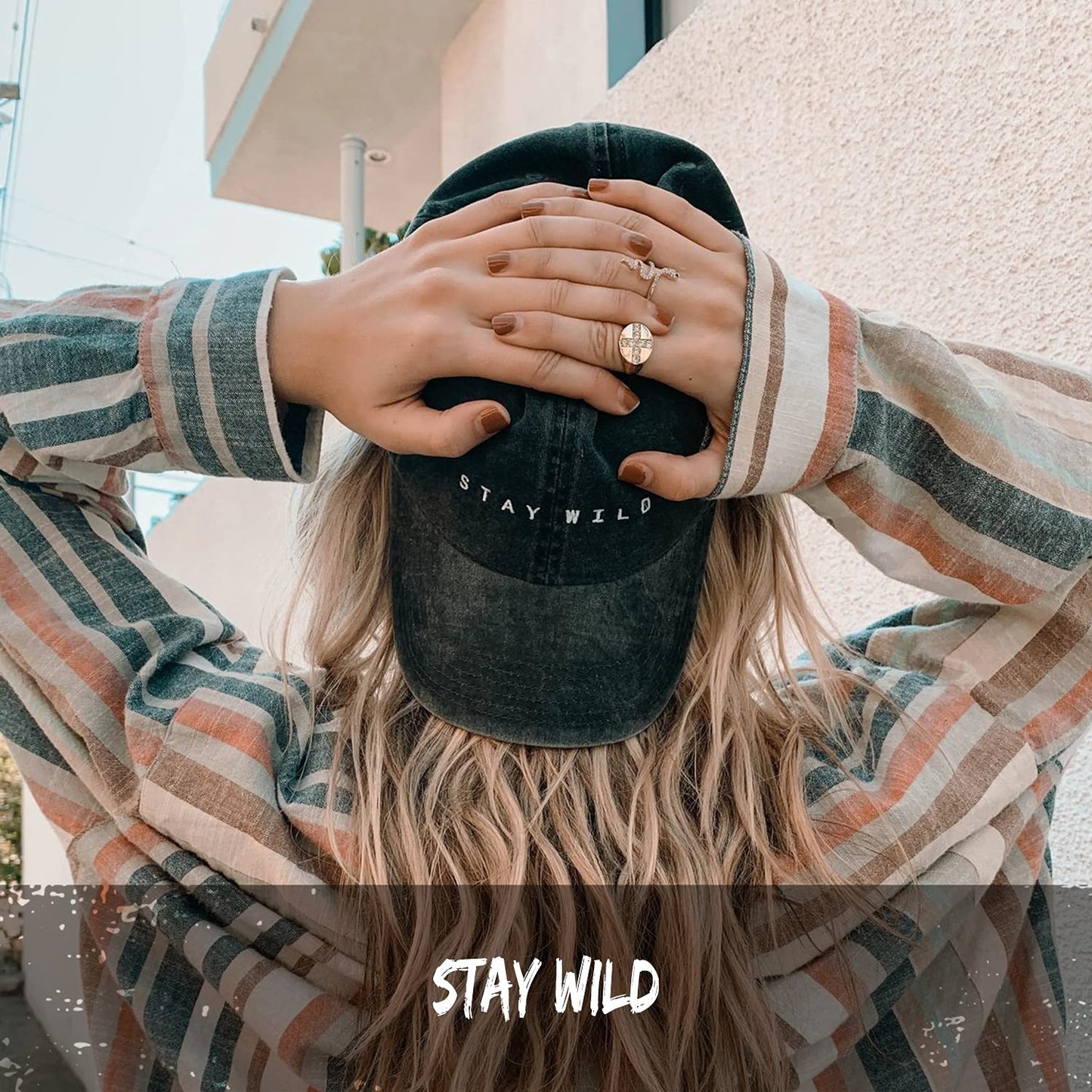 Atticus Poetry Hat, Embroidered Brushed Cotton Women’s Baseball Hat Unisex Fit, Adjustable One Size