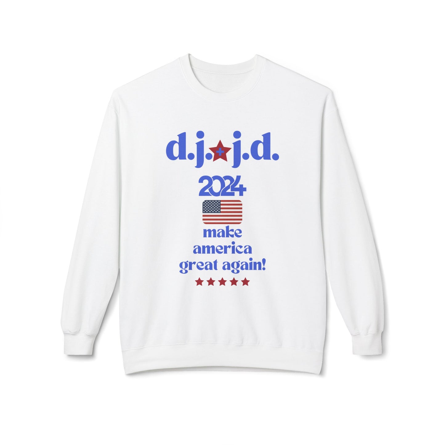 Unisex Midweight Softstyle Crewneck Trump Sweatshirt