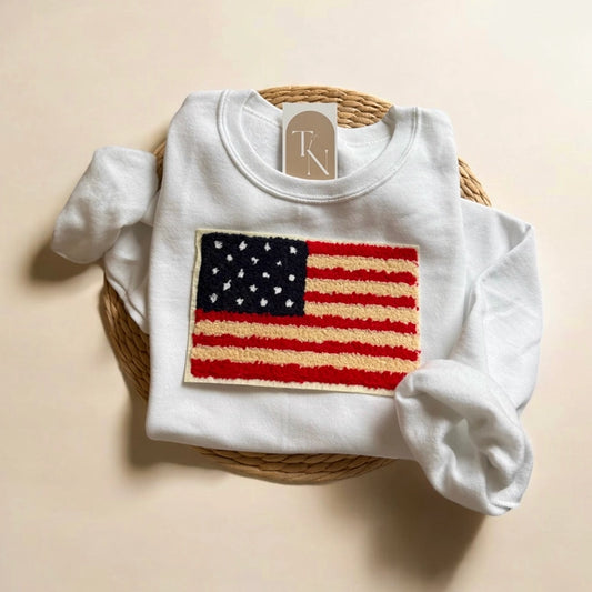 USA Flag Sweatshirt