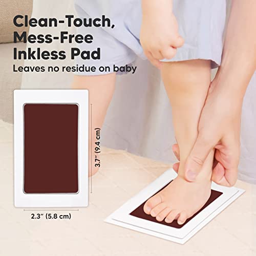 Inkless Pad for Baby Hand and Footprints -4-Pack/ Dog Paw or Nose