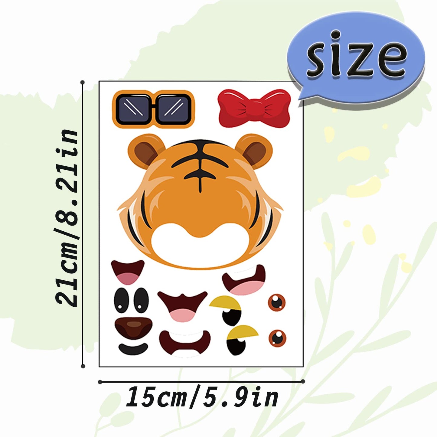 Make Your Own Stickers for Kids and Toddlers-24 Sheets 8.27''×5.9''