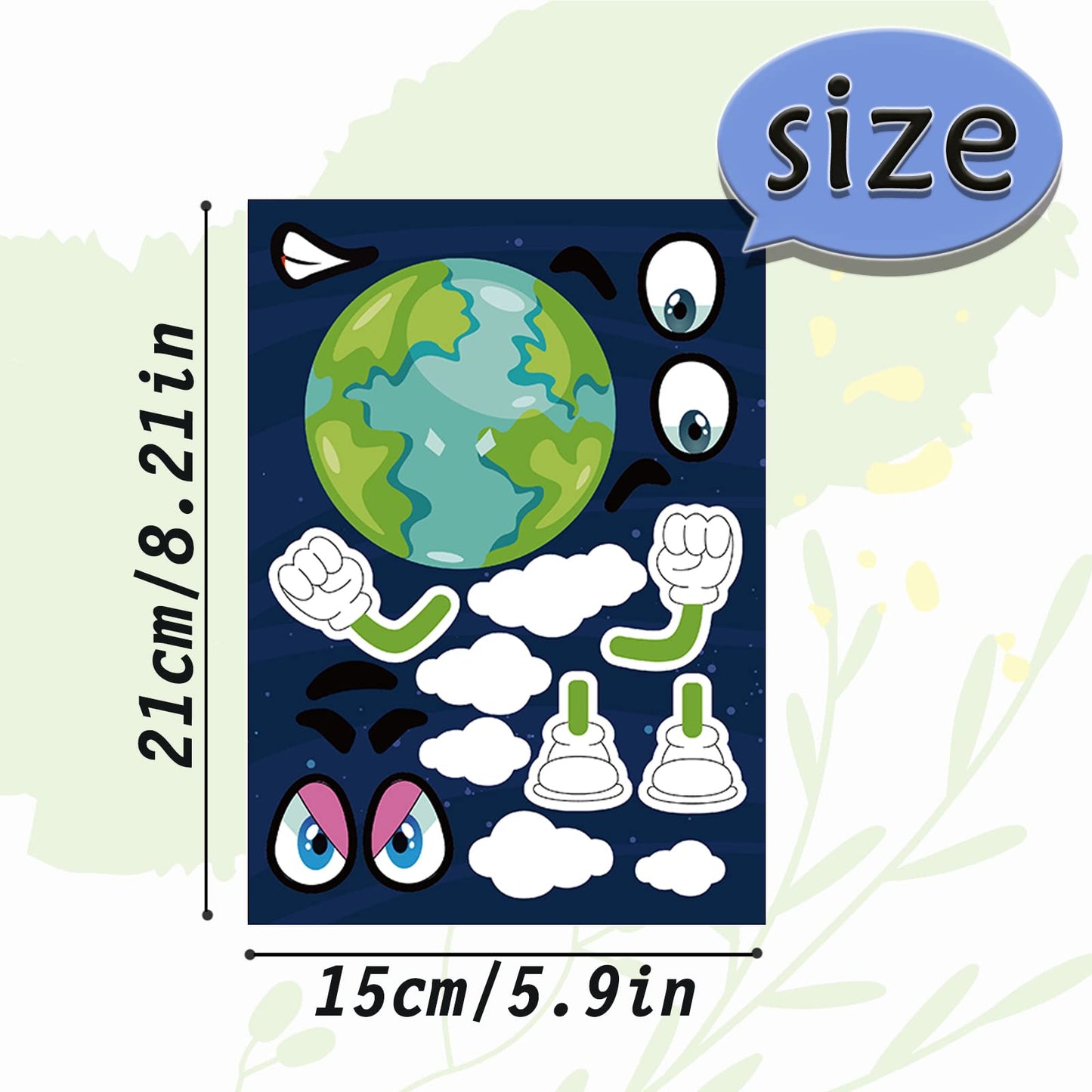 Make Your Own Stickers for Kids and Toddlers-24 Sheets 8.27''×5.9''