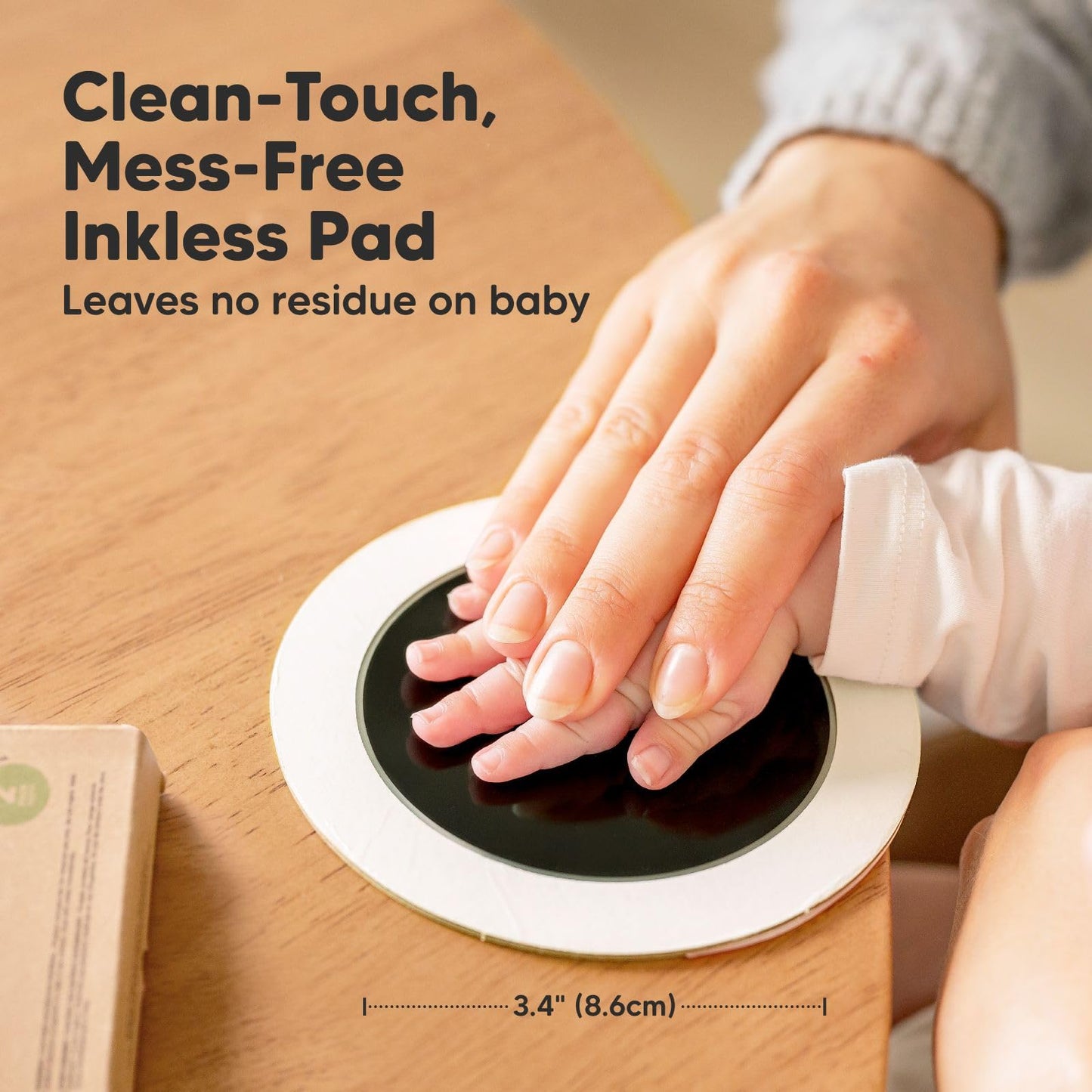 Inkless Pad for Baby Hand and Footprints -4-Pack/ Dog Paw or Nose