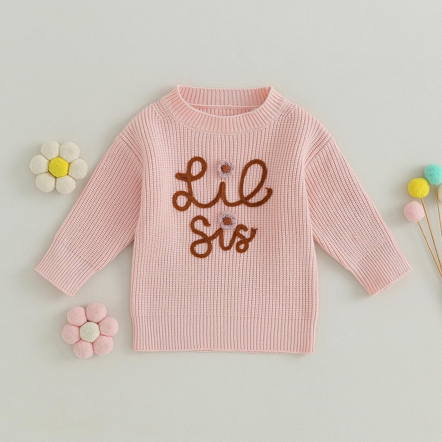 Baby/Toddler Chunky Sweater "Sisters"