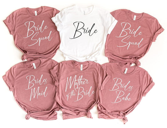 Bachelorette Party T-Shirts, Bridal Party T-Shirts-Custom