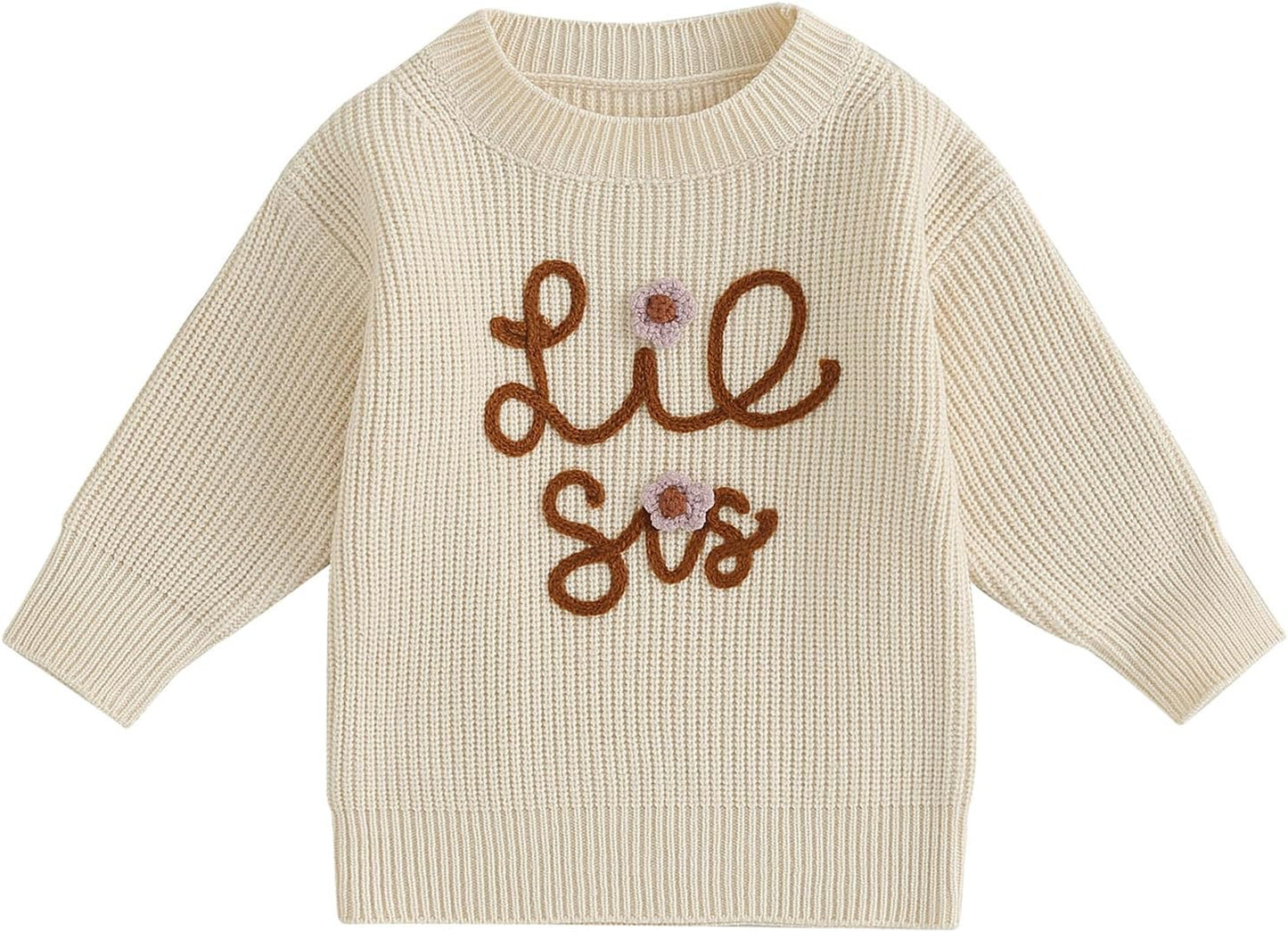 Baby/Toddler Chunky Sweater "Sisters"
